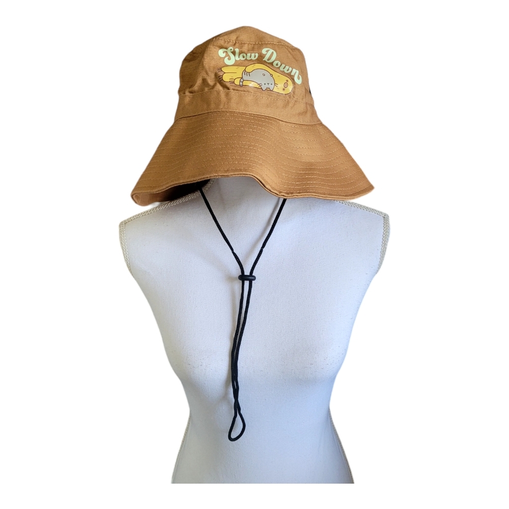 Pusheen Slow Down Cotton Blend Sun Hat
